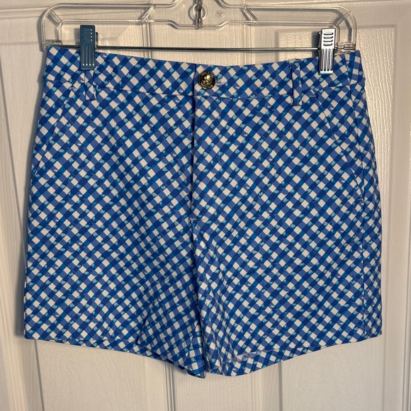 Lilly Pulitzer Pants - Lilly Pulitzer Blue and White Patterned Shorts